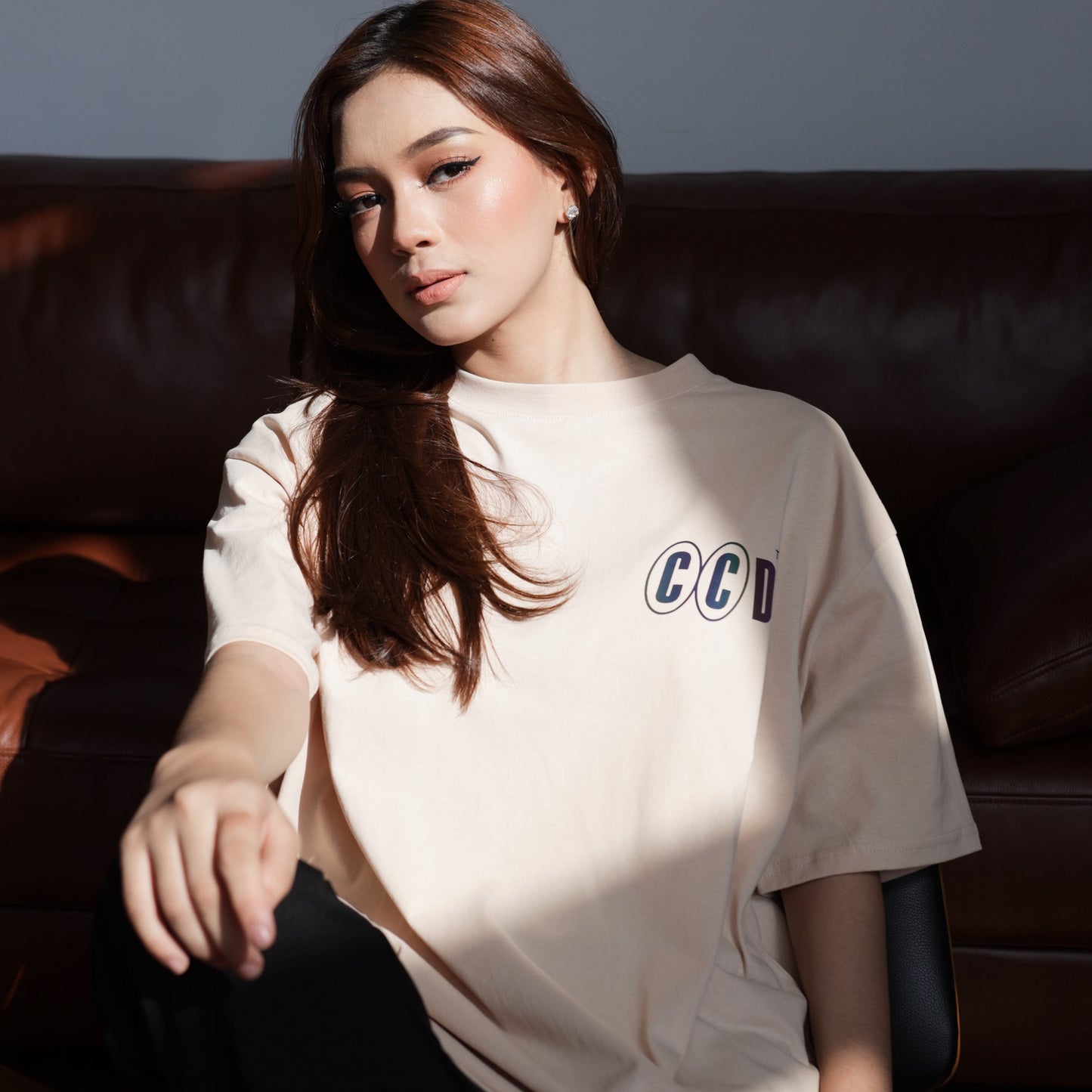 Common Cents Dept Brown Tee