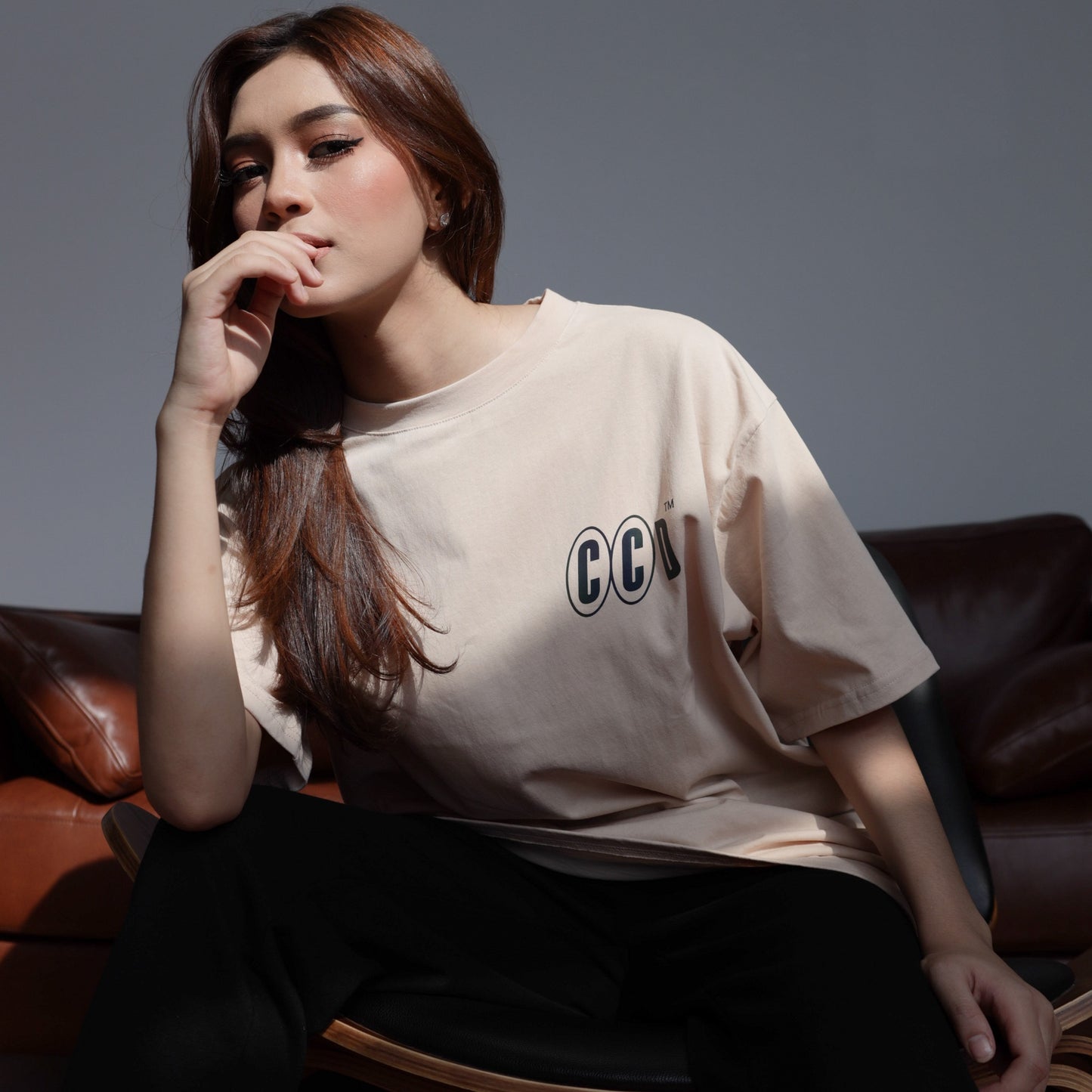 Common Cents Dept Brown Tee