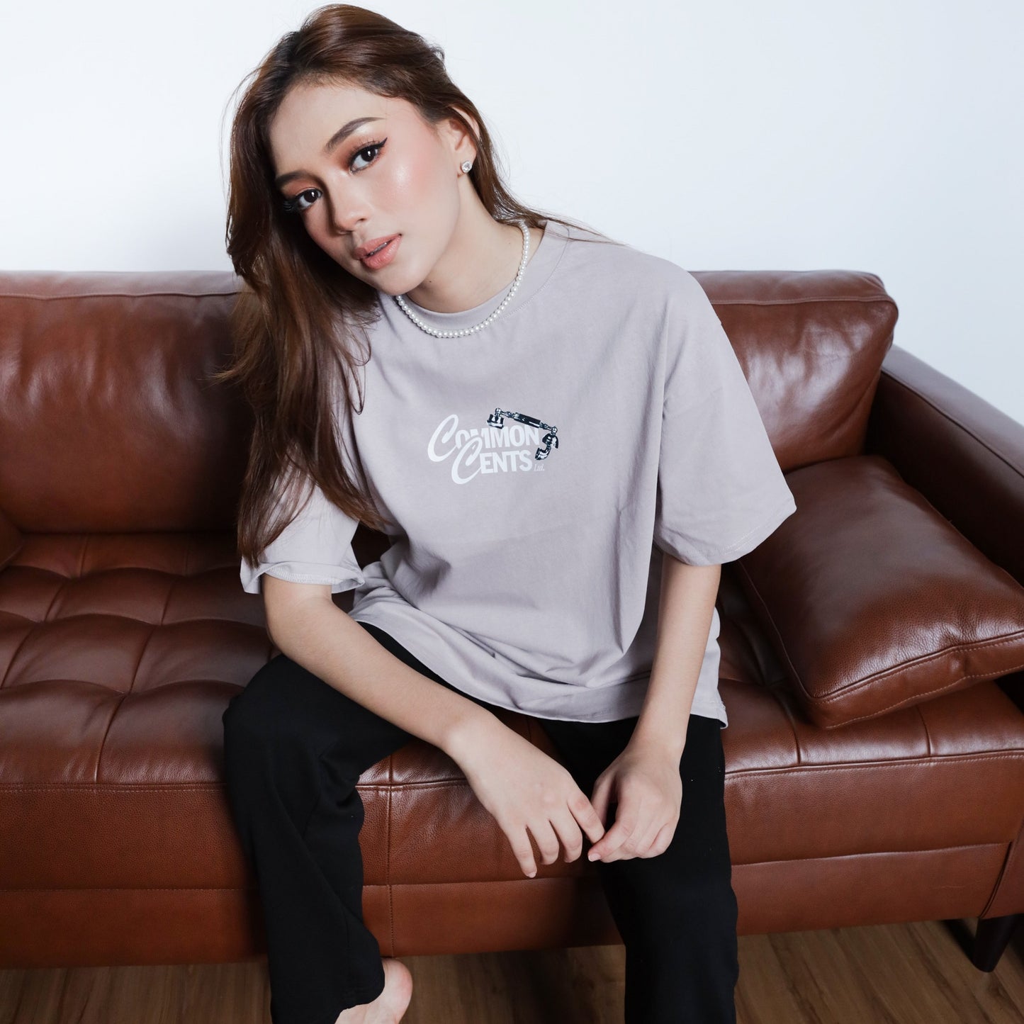 Common Cents Hotline Tee Grey