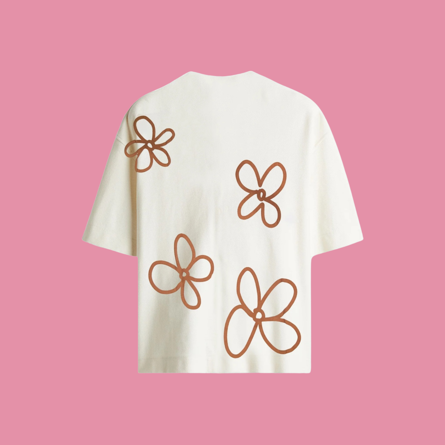 Bloom Avenue Shirt Beige/Brown