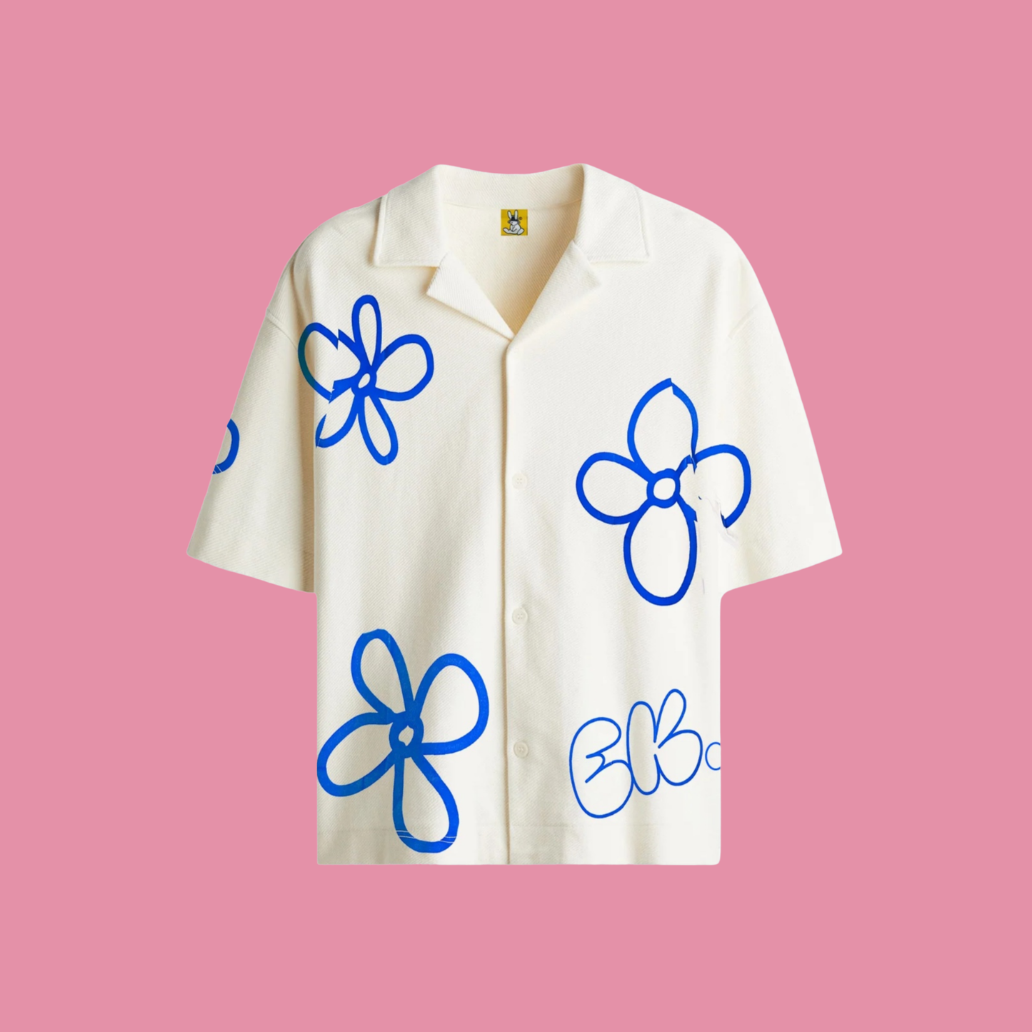 Bloom Avenue Shirt Beige/Blue
