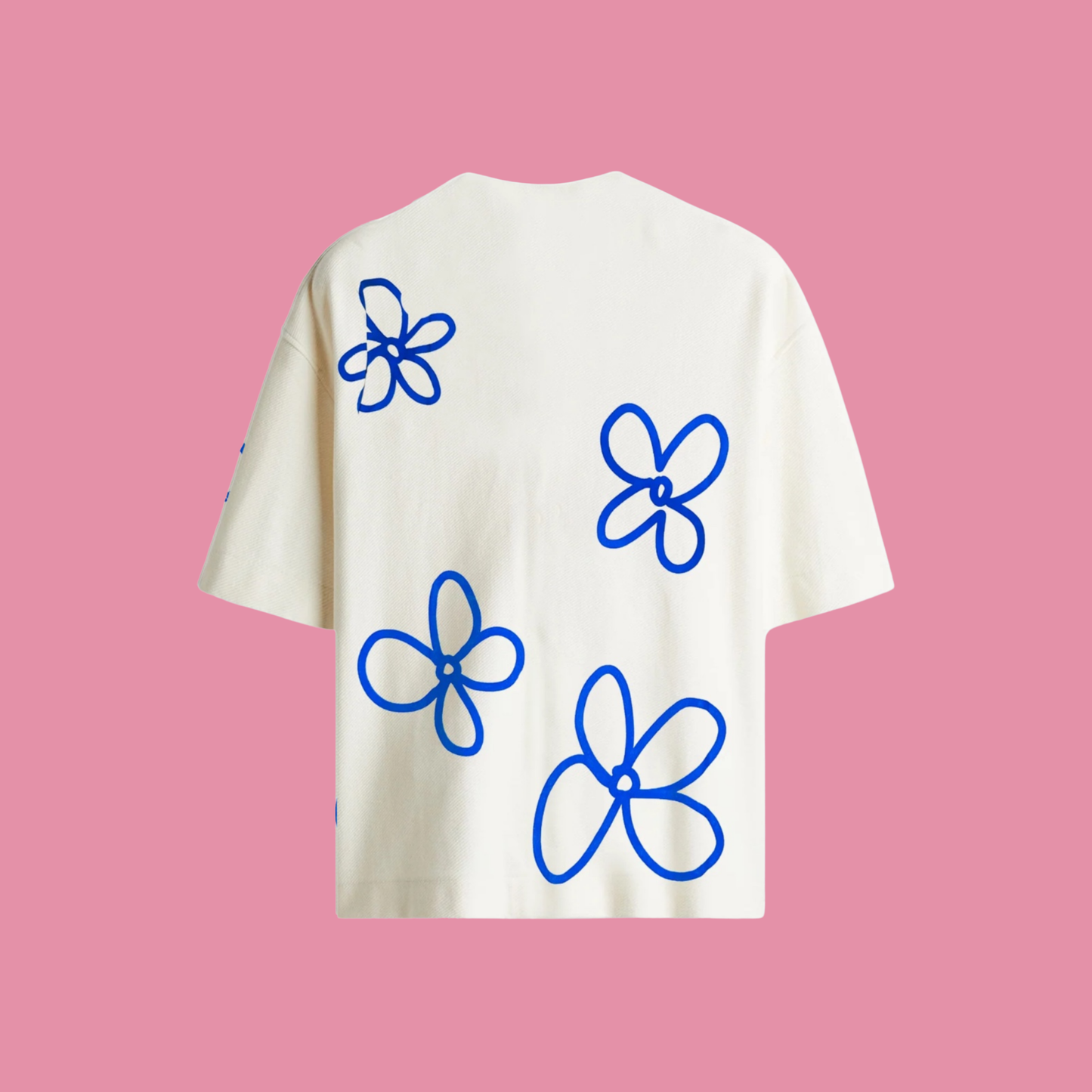 Bloom Avenue Shirt Beige/Blue