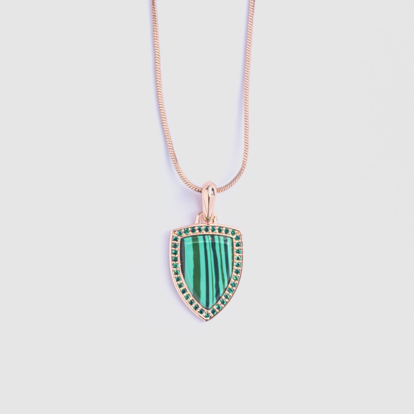 Copper Series Malachite Necklace