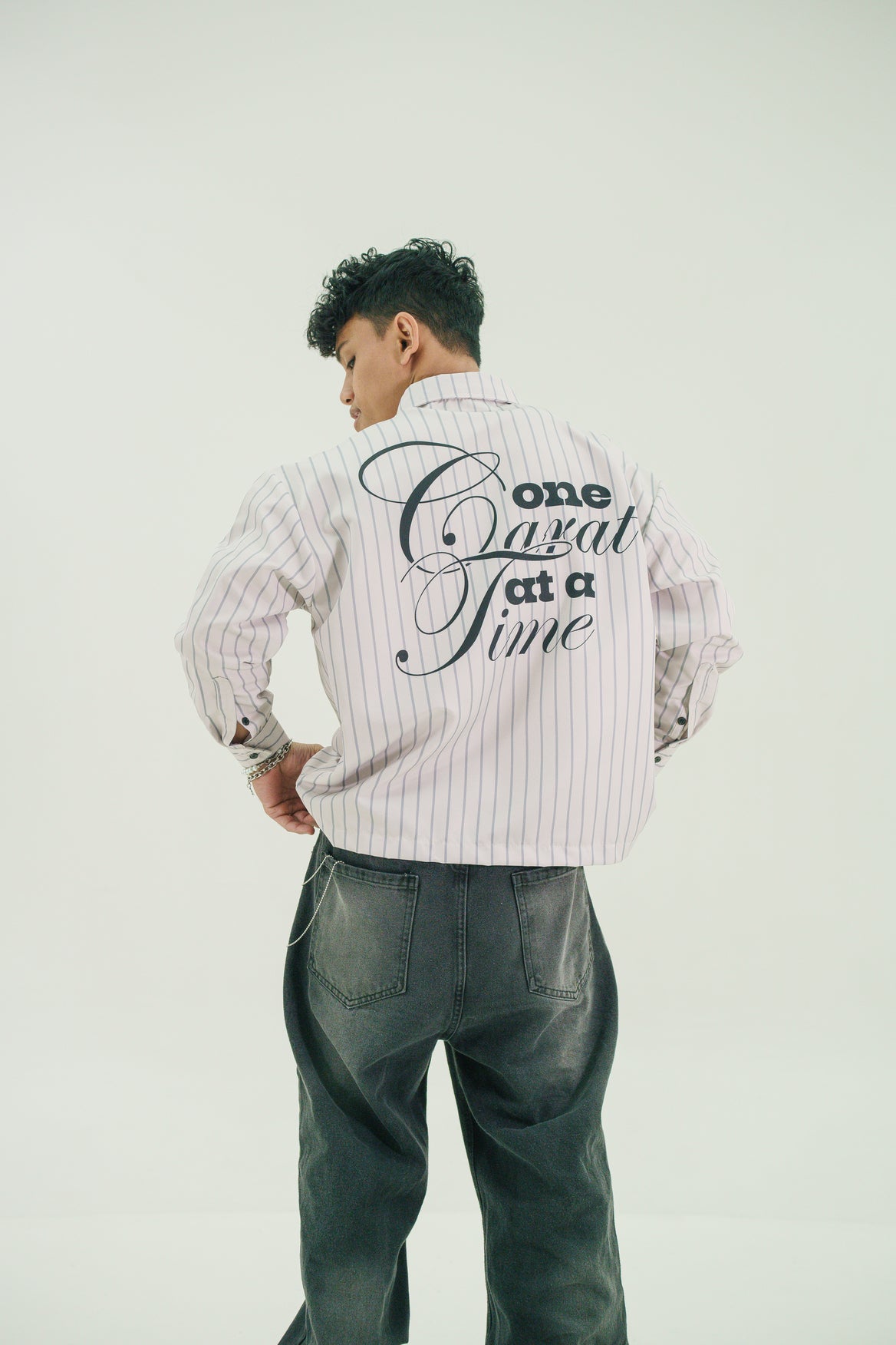 Carat Hours Boxy Long Sleeve White