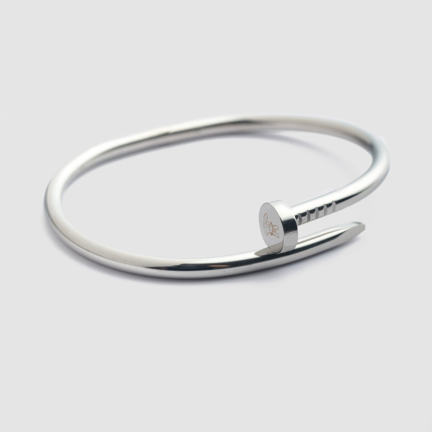 EK Nail Bracelet Silver