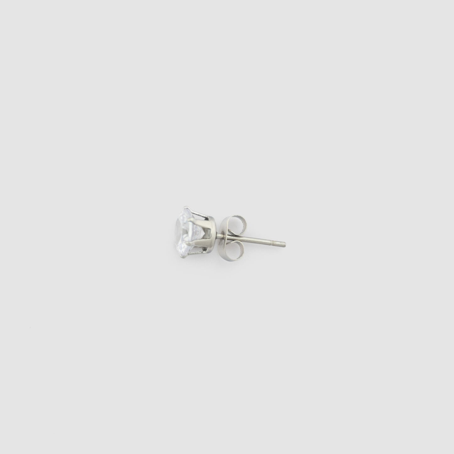 Iced Out 5mm Round Earring (Pair)
