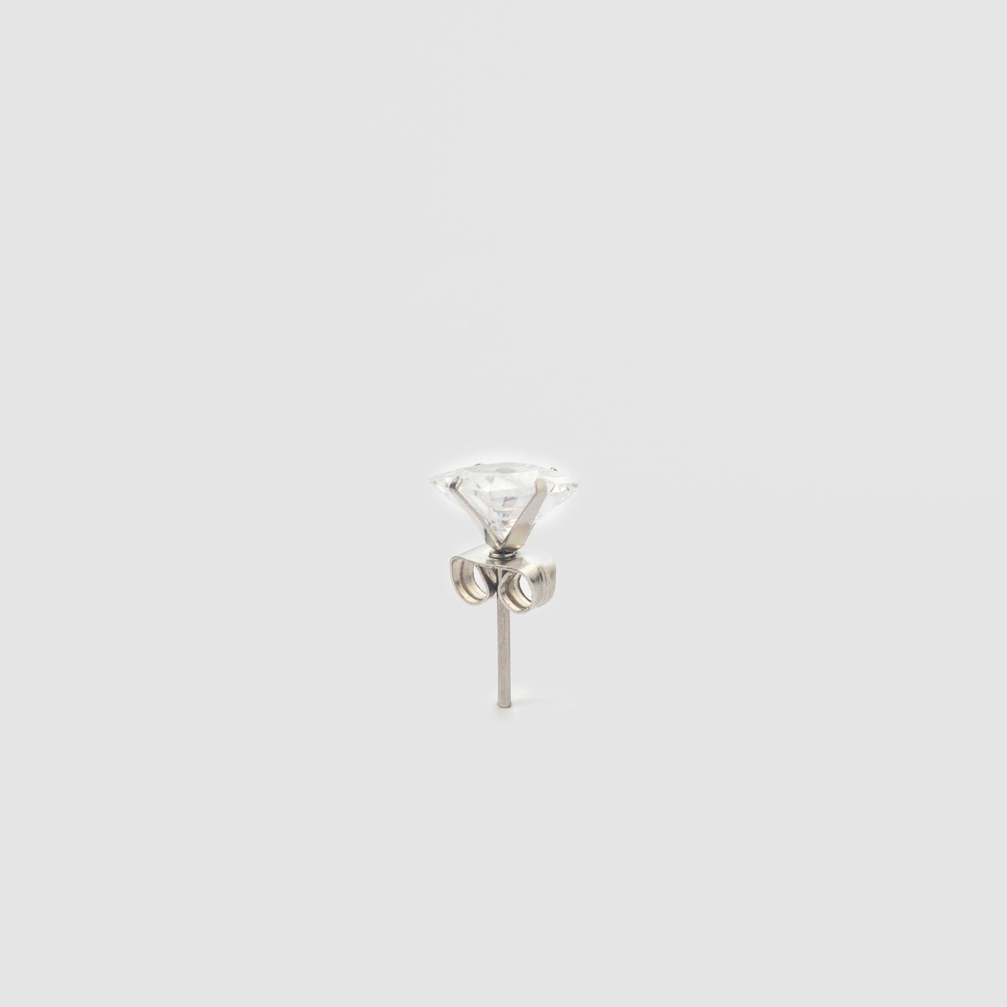 Iced Out Square Earring 4mm (Pair)