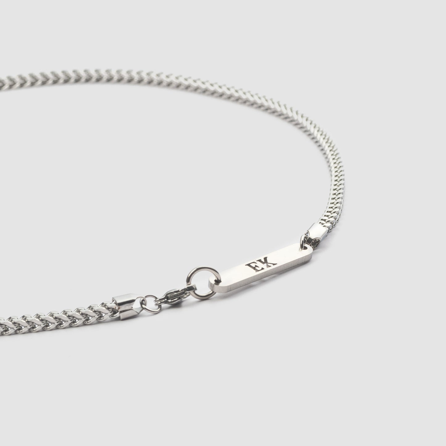Plain Titanium Chain Silver