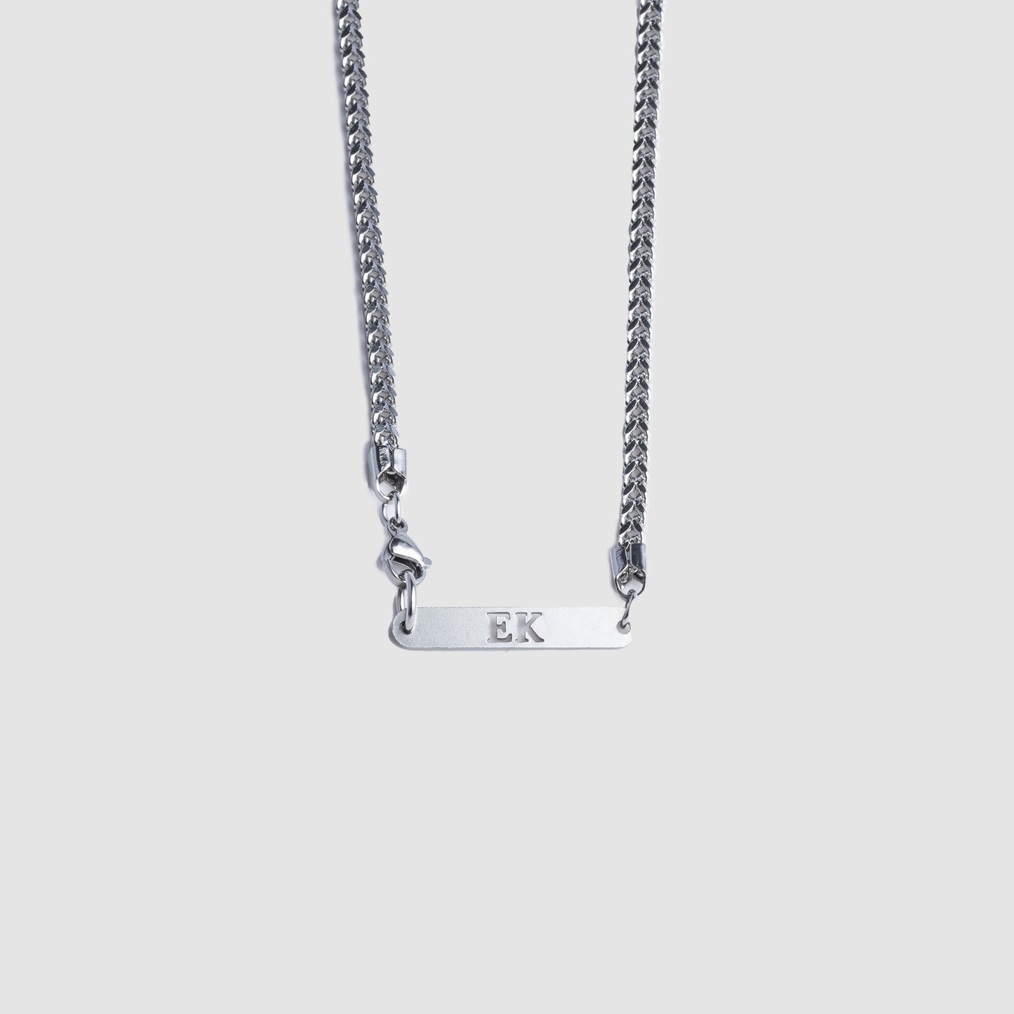 Plain Titanium Chain Silver