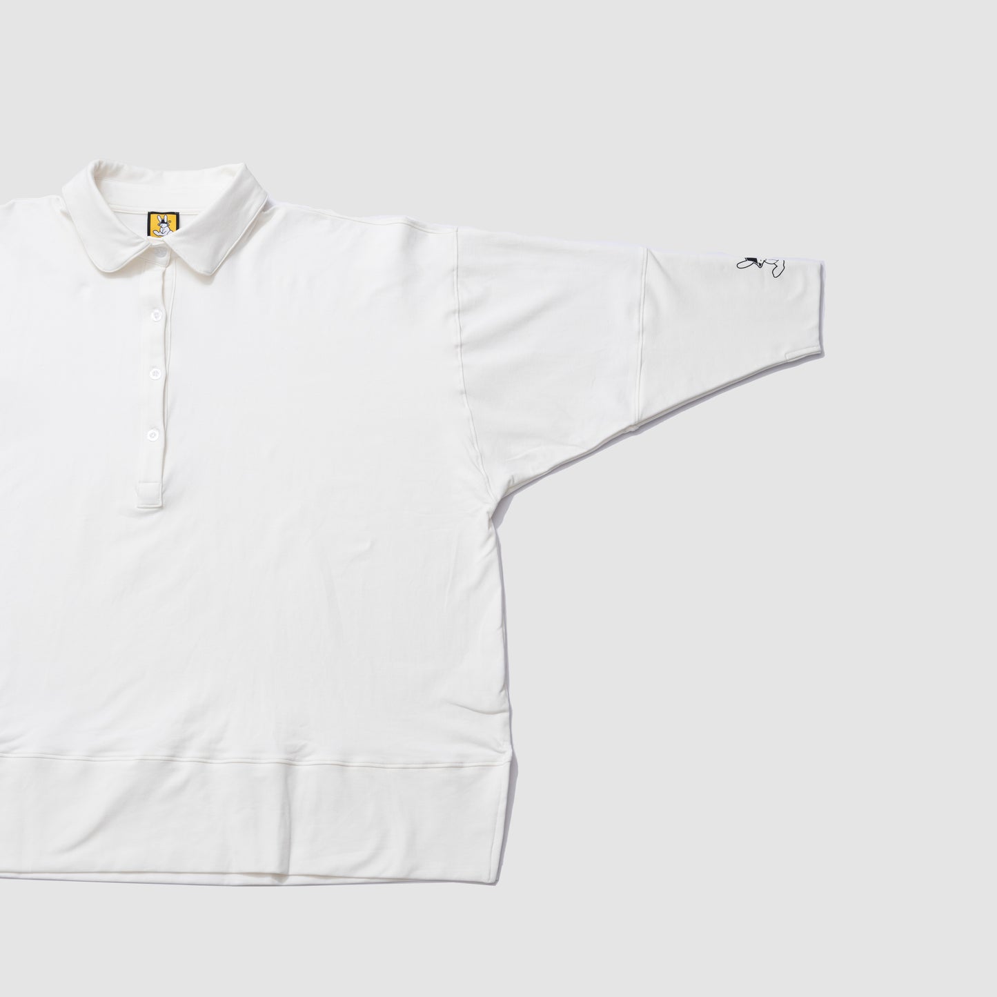 Collar Long Sleeve Shirt White