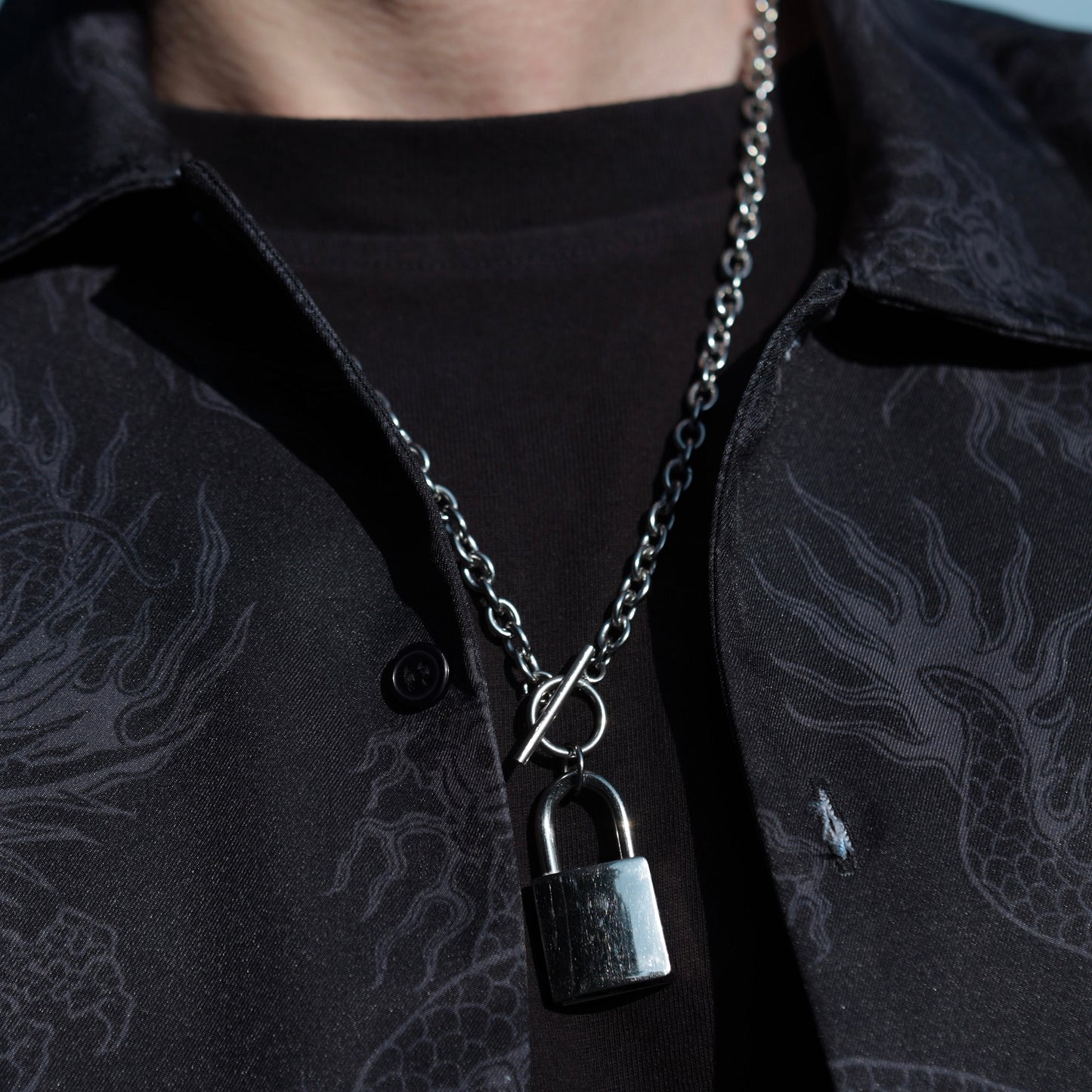 Lock Necklace Silver