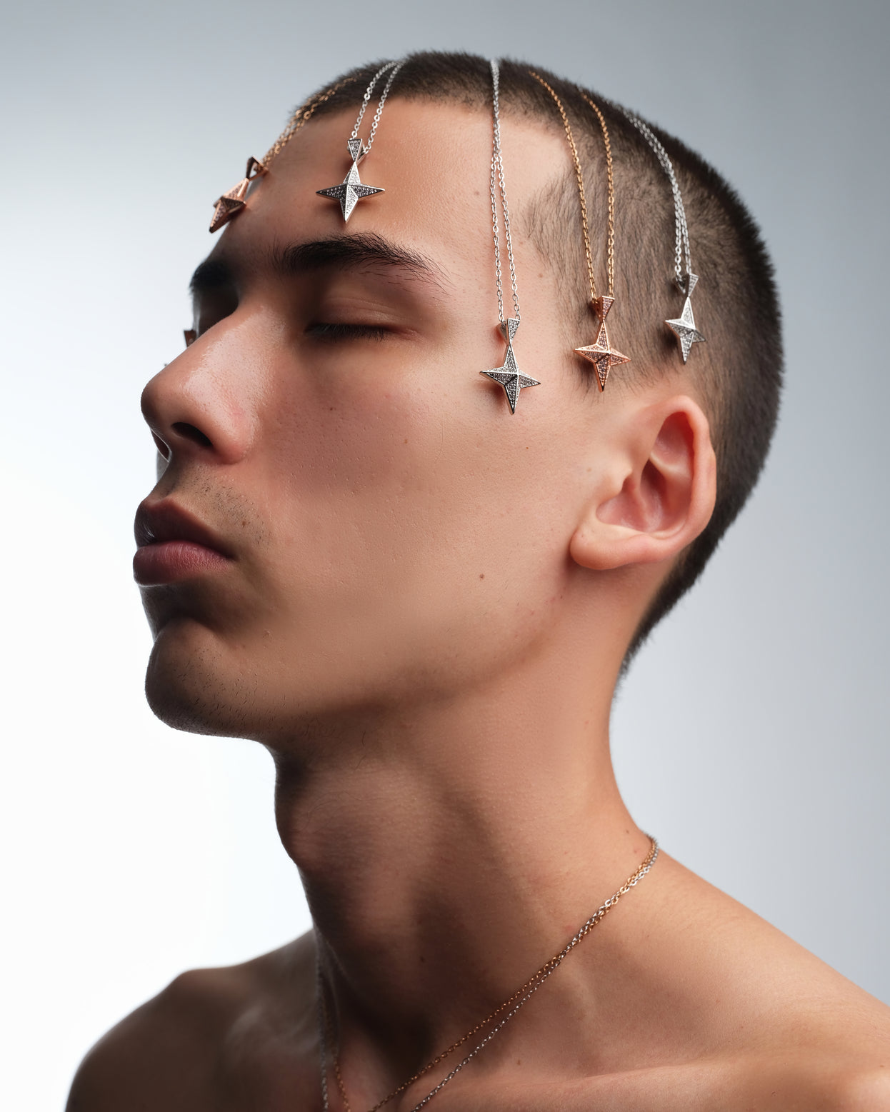 Astral Rose Gold Necklace