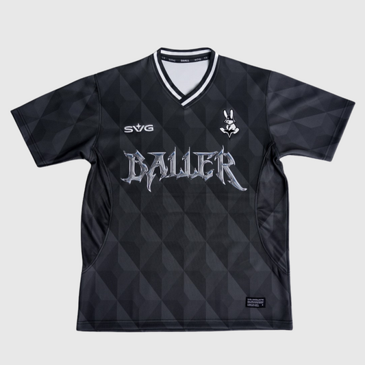 The Futbol Jersey - Deep Black