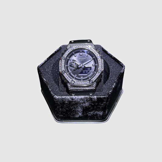 GWM X EK Crystal Series Casio G-Shock GA-2100 (FULL METAL SILVER)