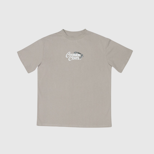 Common Cents Hotline Tee Grey
