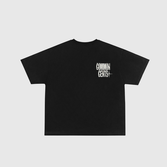 Common Cents Reality Tee Black