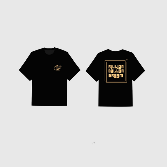 Billion Dollar Dream Golden Tee Black