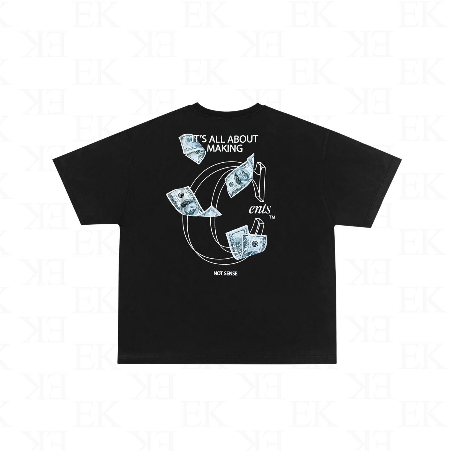 Making Cents Tee Black