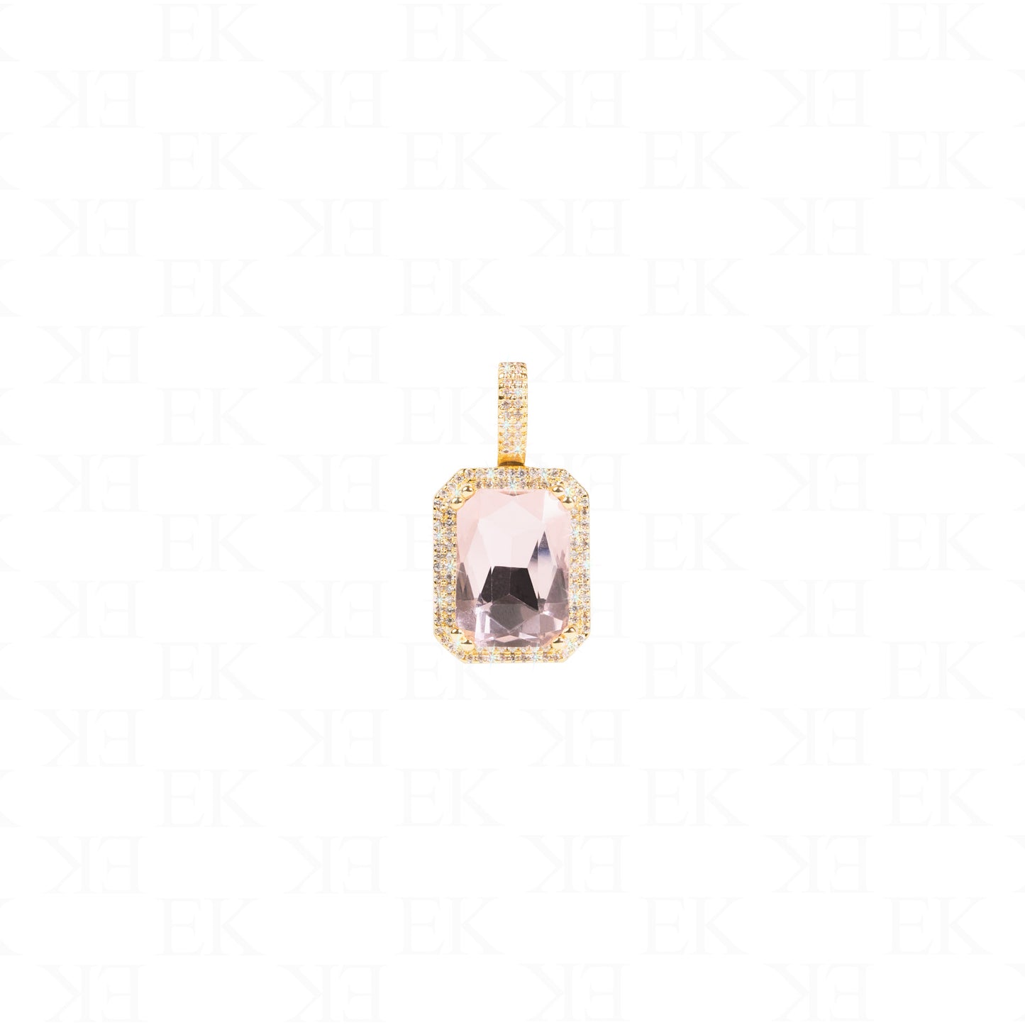 Pink Sapphire Necklace Gold