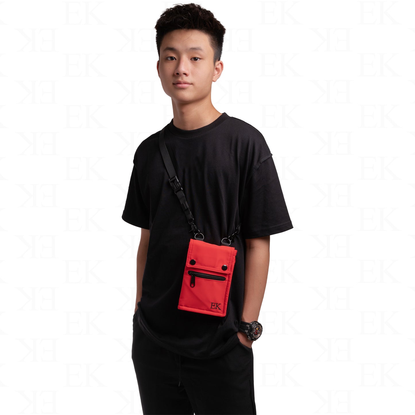 Tag Sling Bag Red
