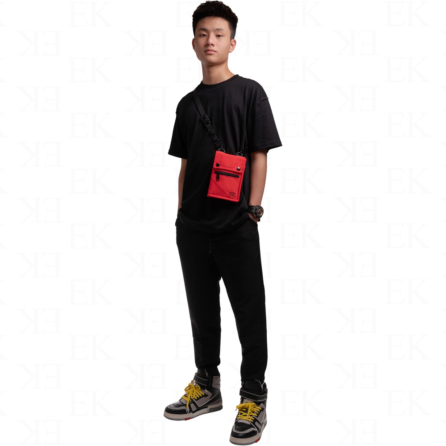 Tag Sling Bag Red