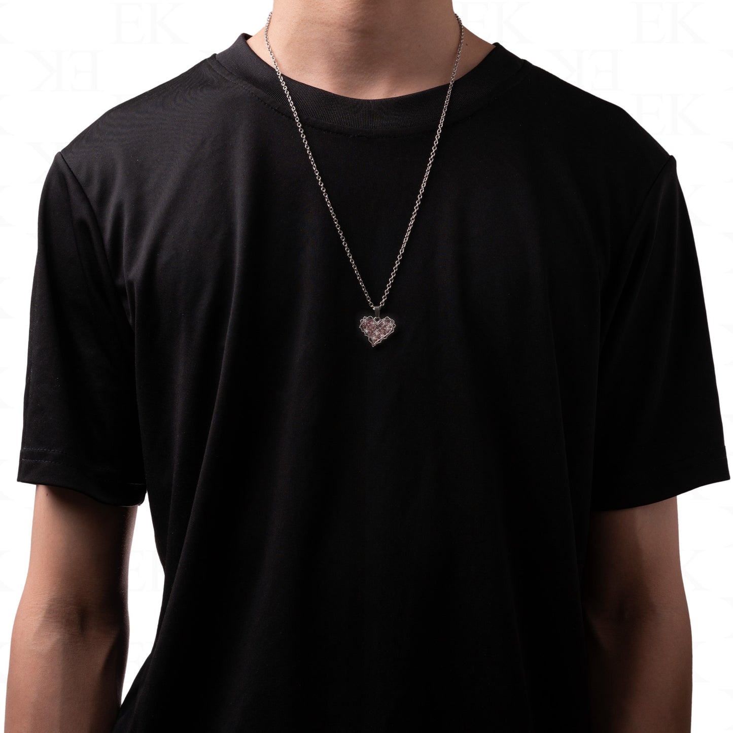 Mini Love Necklace Silver