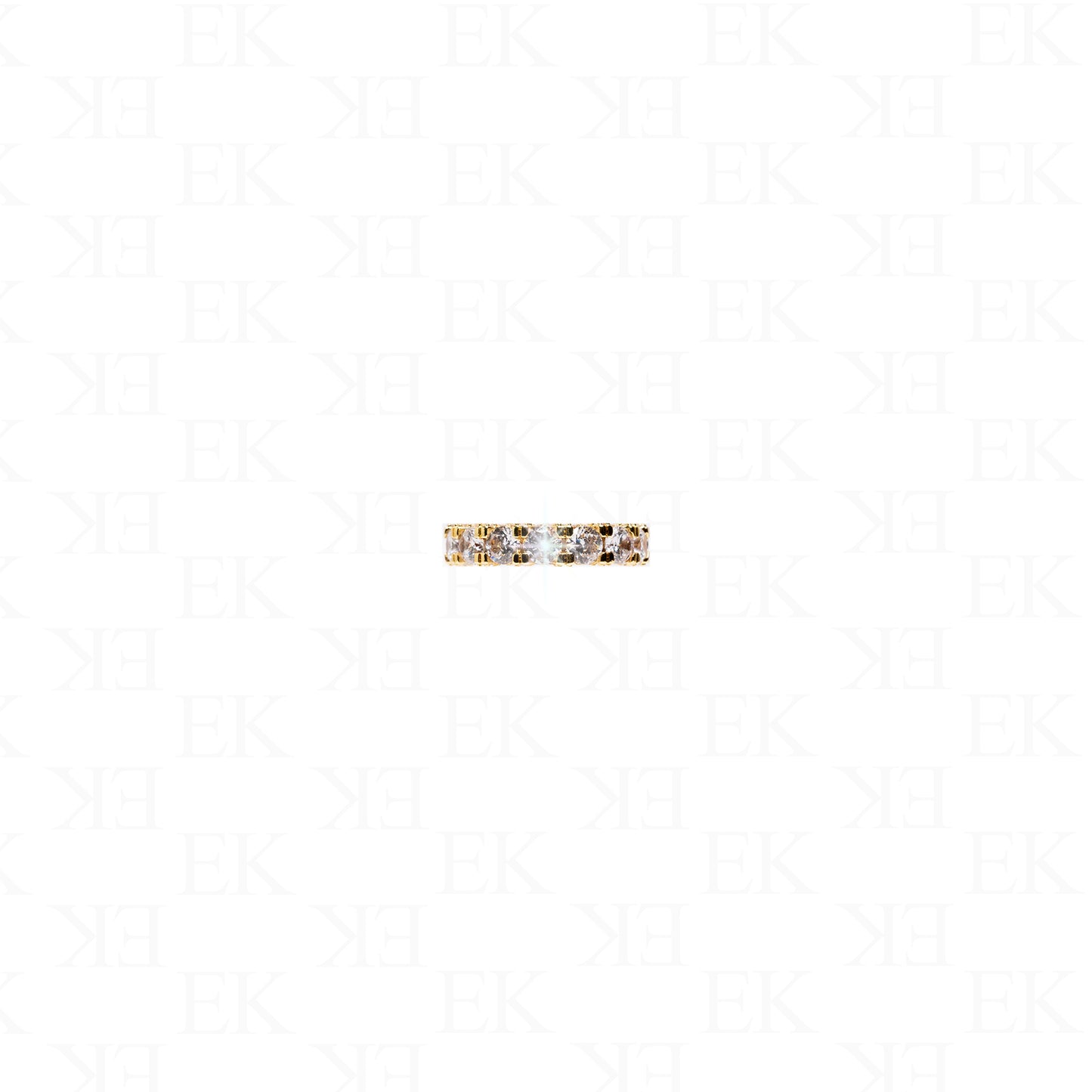Cubic Ring Gold