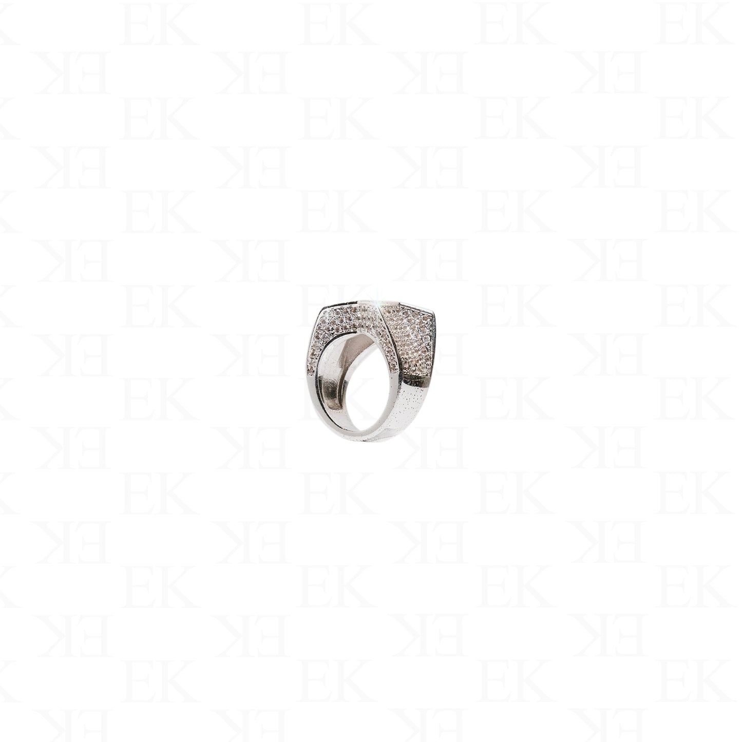 Iced Out Star Ring