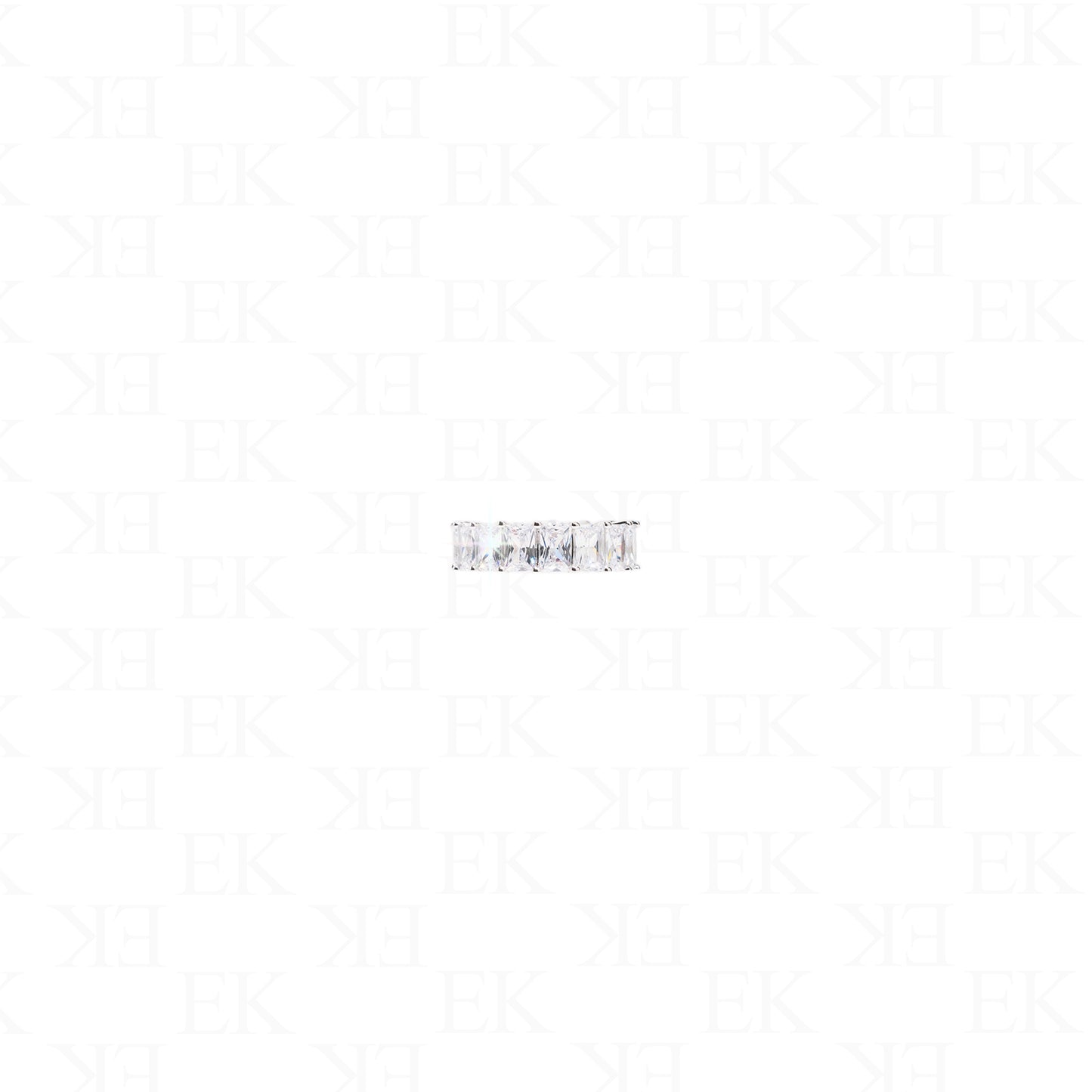 Mini Baguette Ring Silver