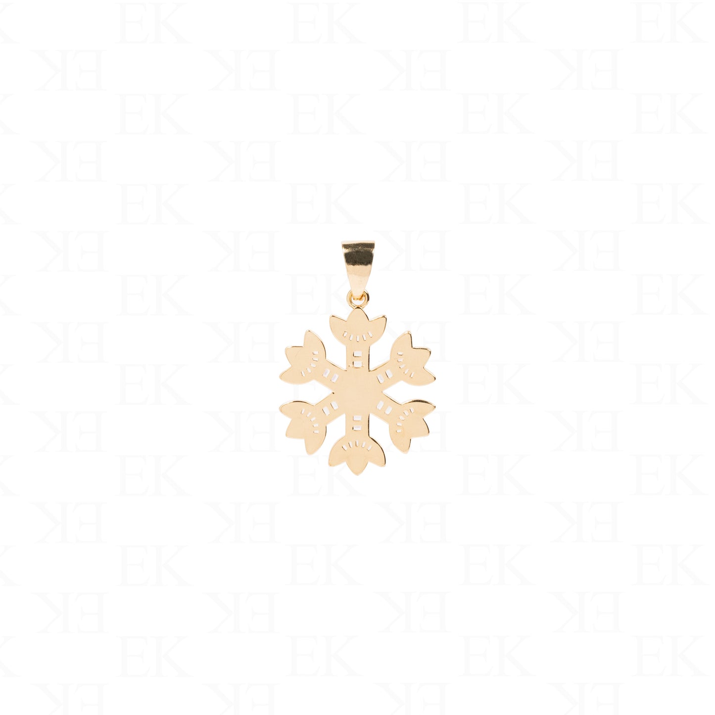 Icy Frost Necklace Gold