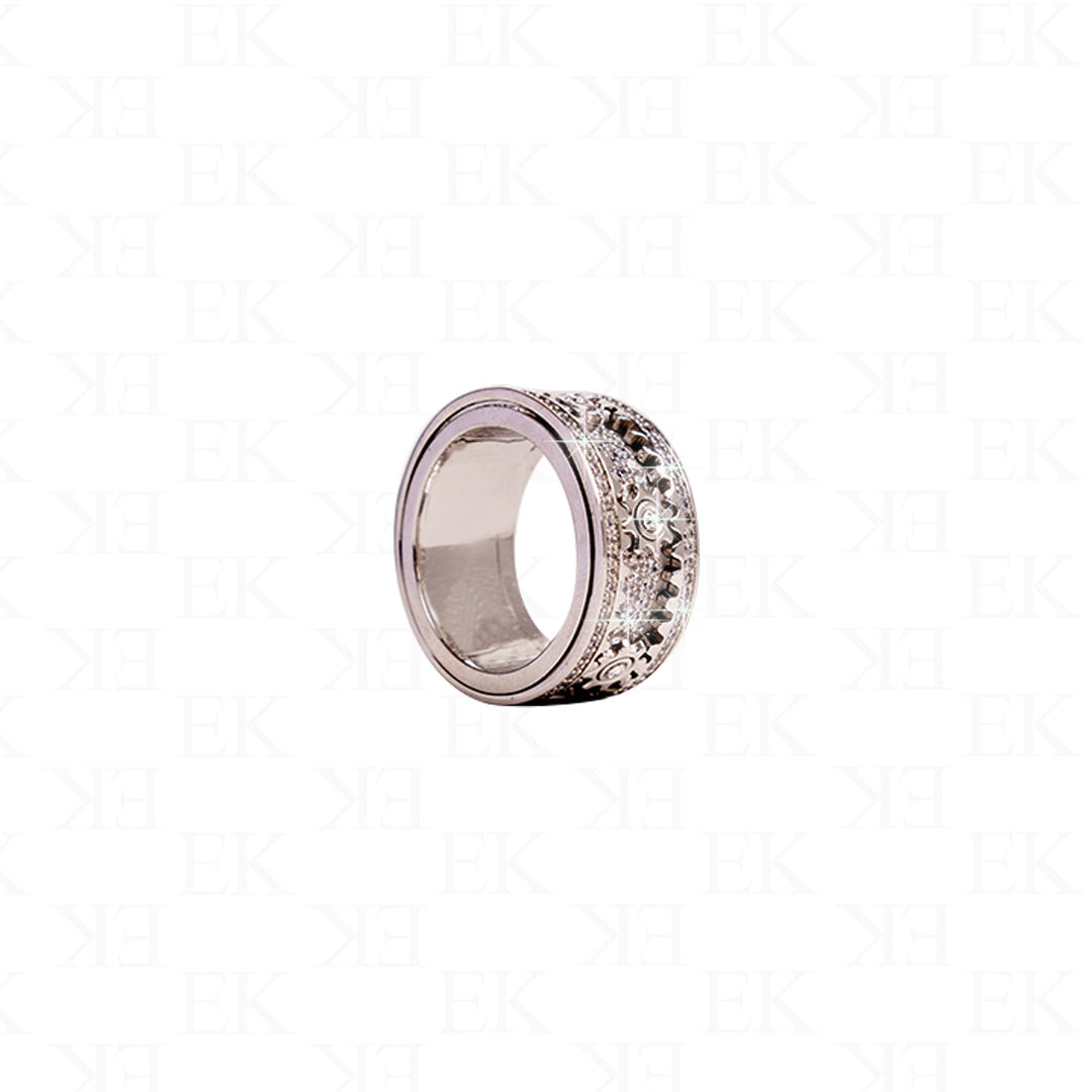 Iced Out Works the Wonder Ring Silver