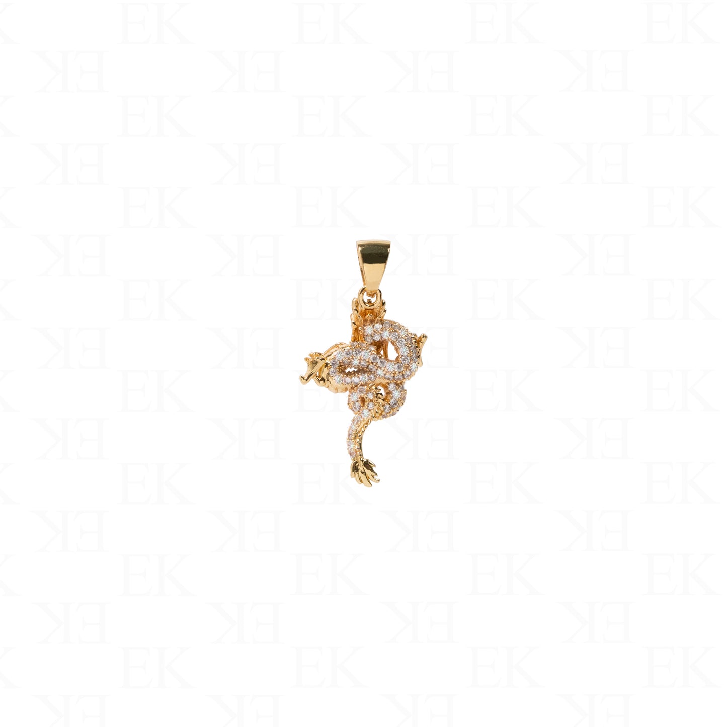 Dragon Necklace Gold