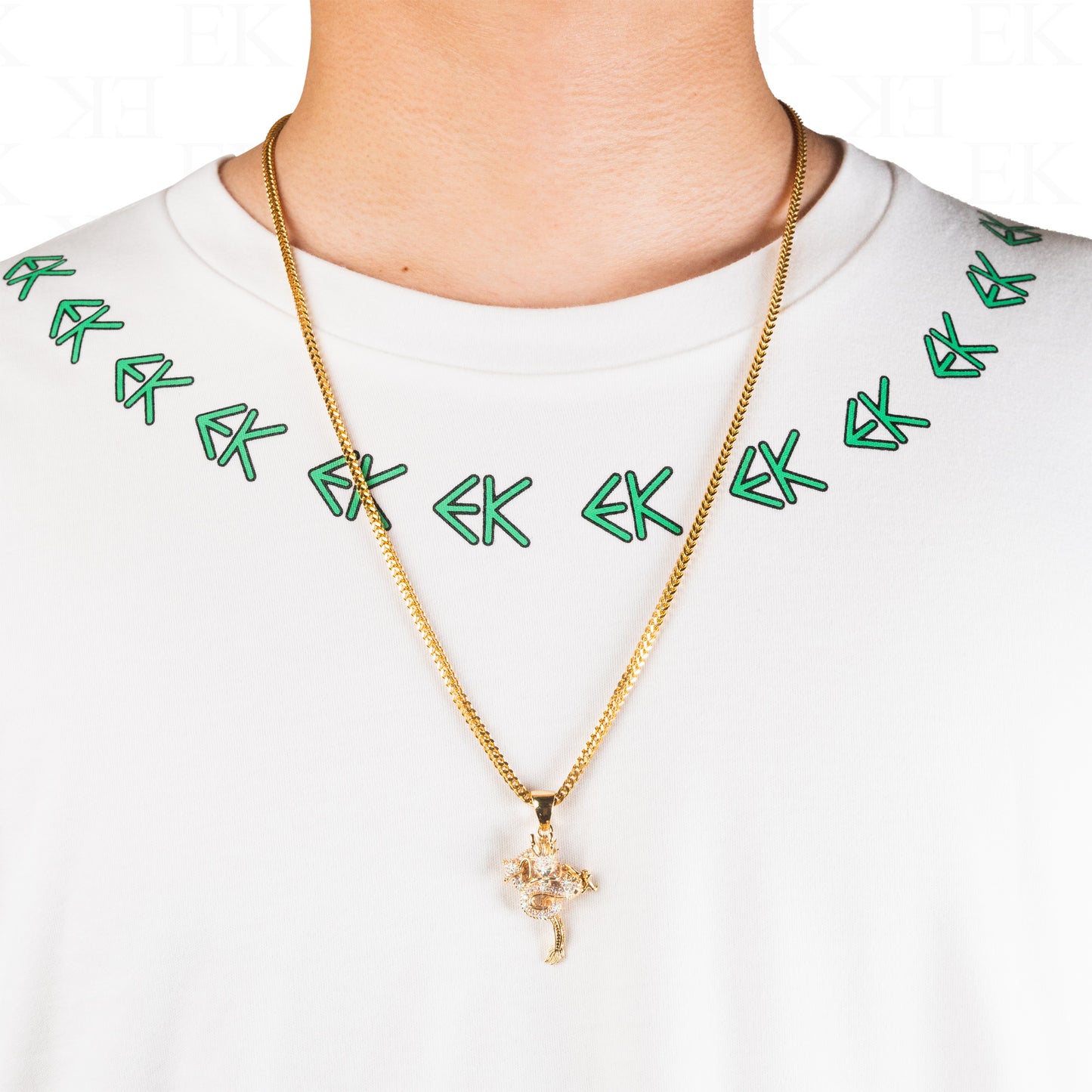 Dragon Necklace Gold