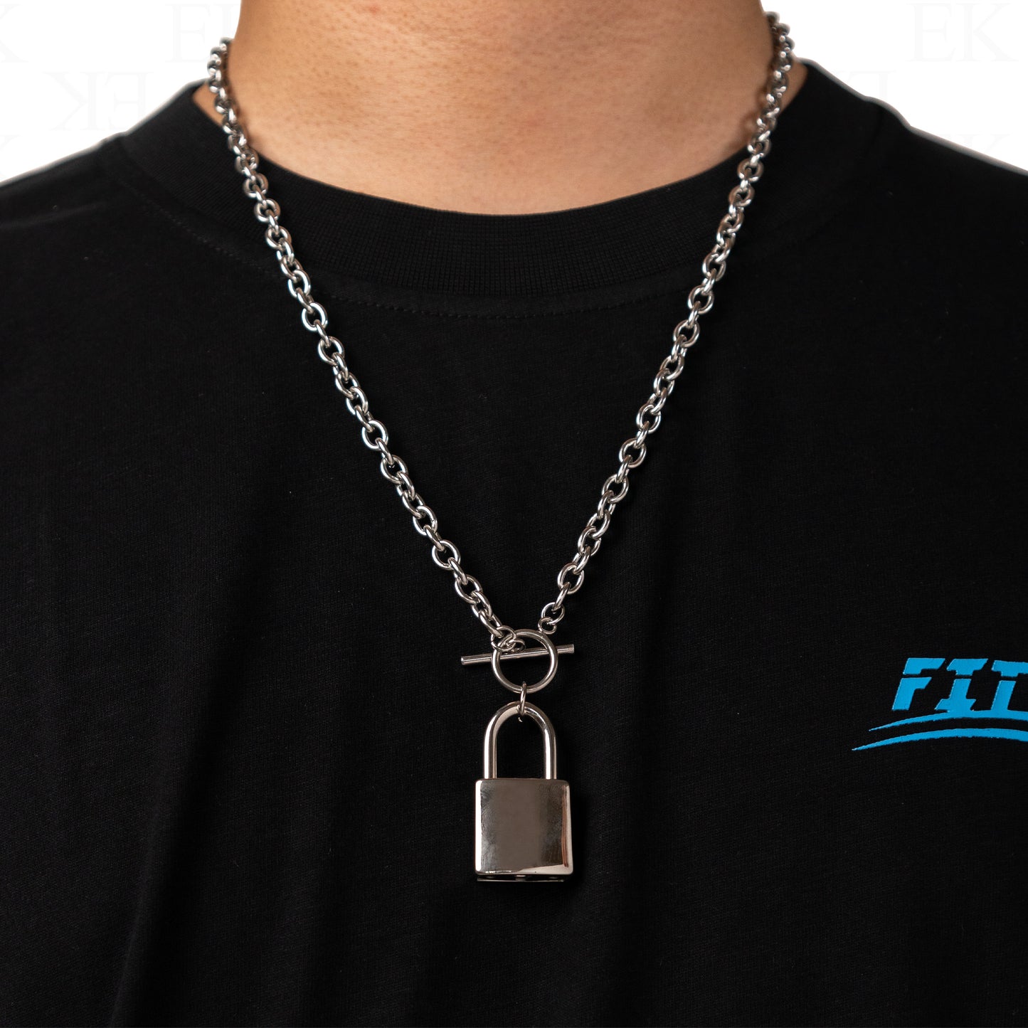 Lock Necklace Silver