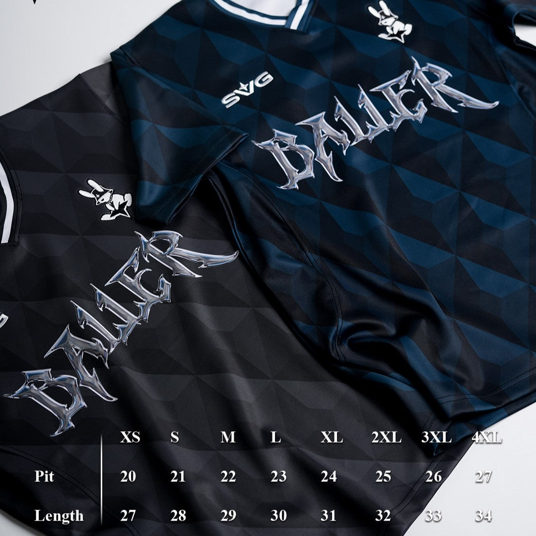 The Futbol Jersey - Delicate Blue
