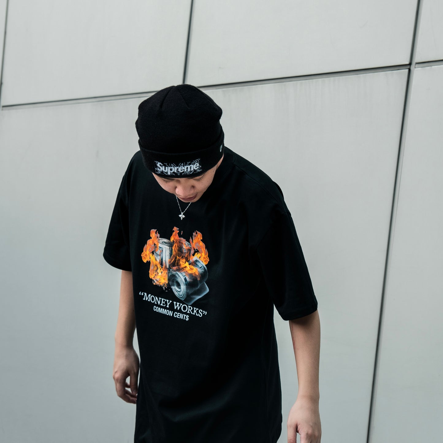 Money Works Tee Black