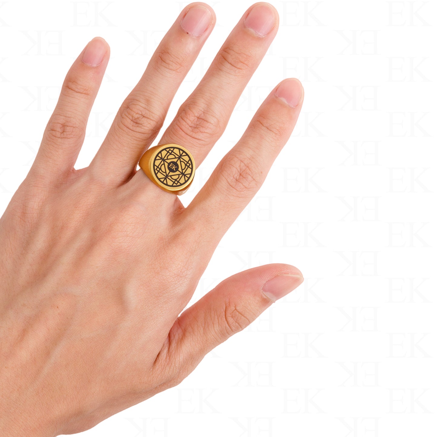 EK Tribe Ring Gold
