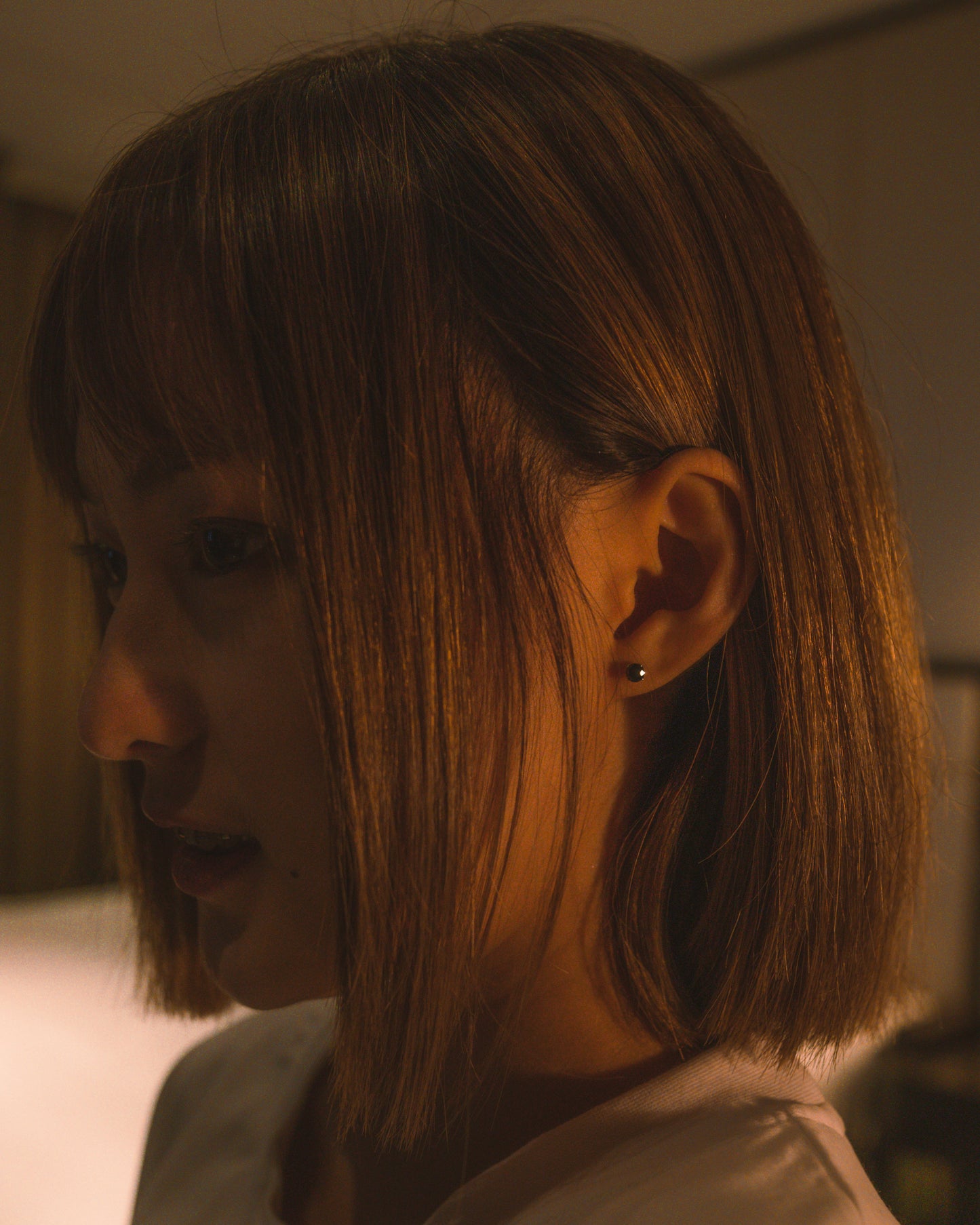 Stud Earring Black (Pair)