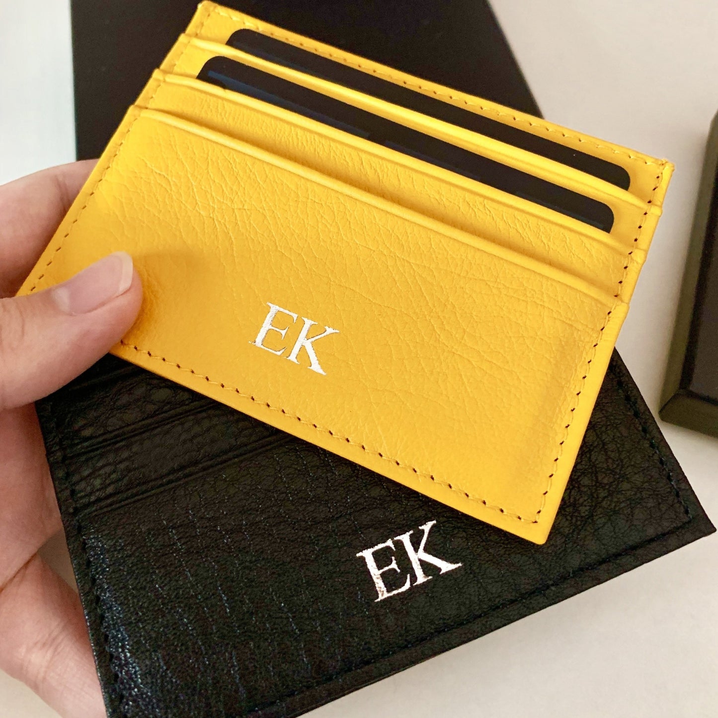 Classic Card Holder Yellow