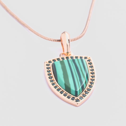 Copper Series Malachite Necklace