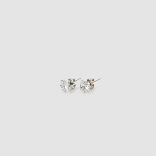 Iced Out Square Earring 4mm (Pair)