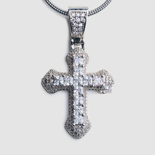 Infinite Cross Necklace Silver