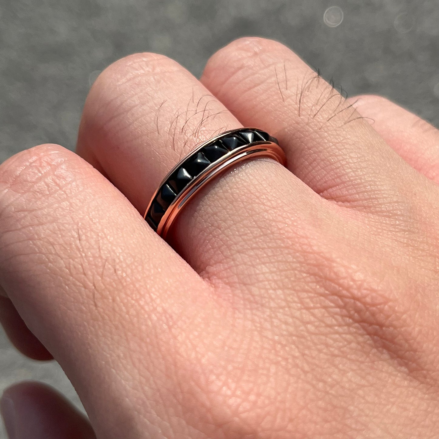 Copper Series Onyx Ring