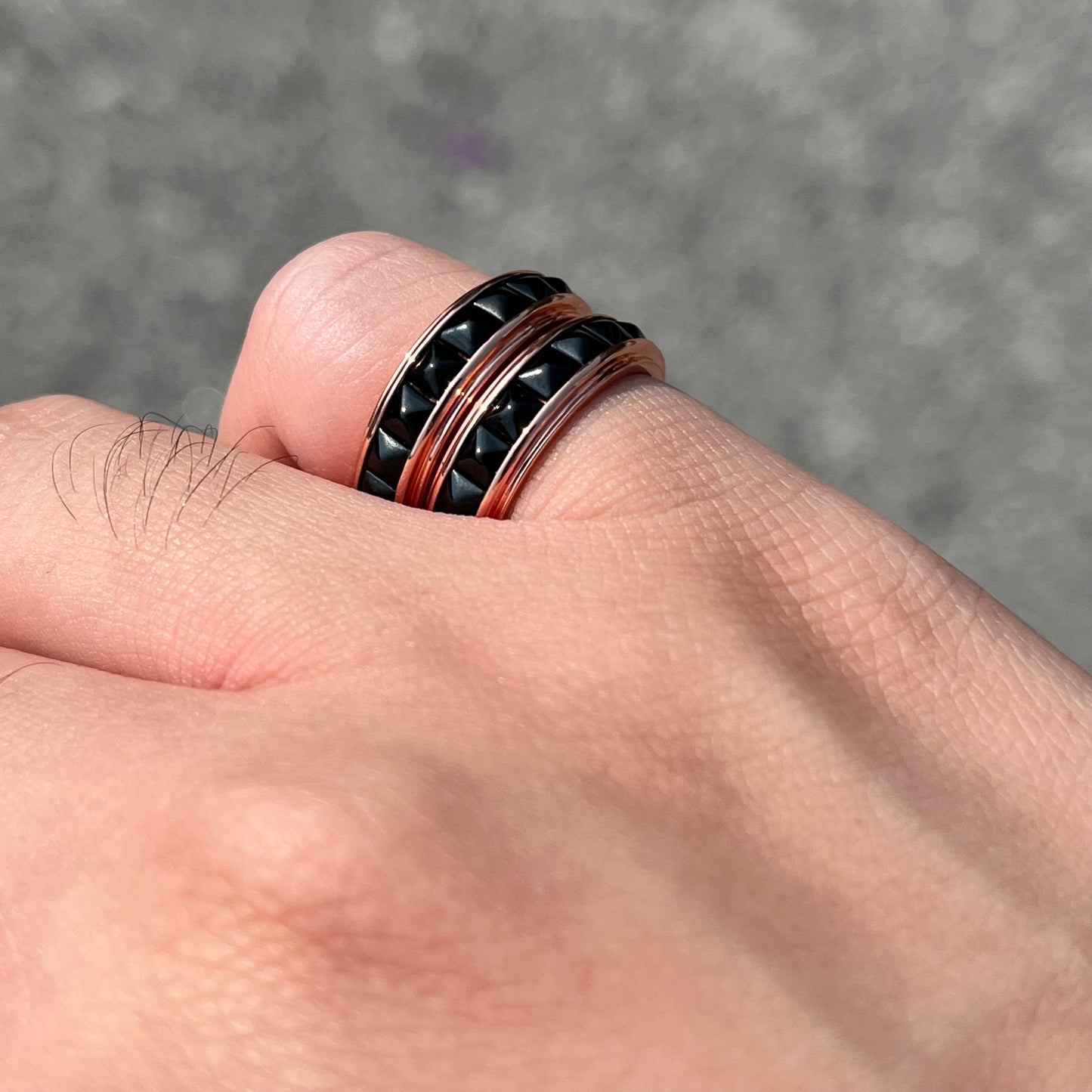 Copper Series Onyx Ring