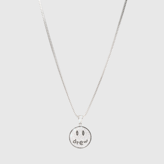 Smiley Necklace Silver