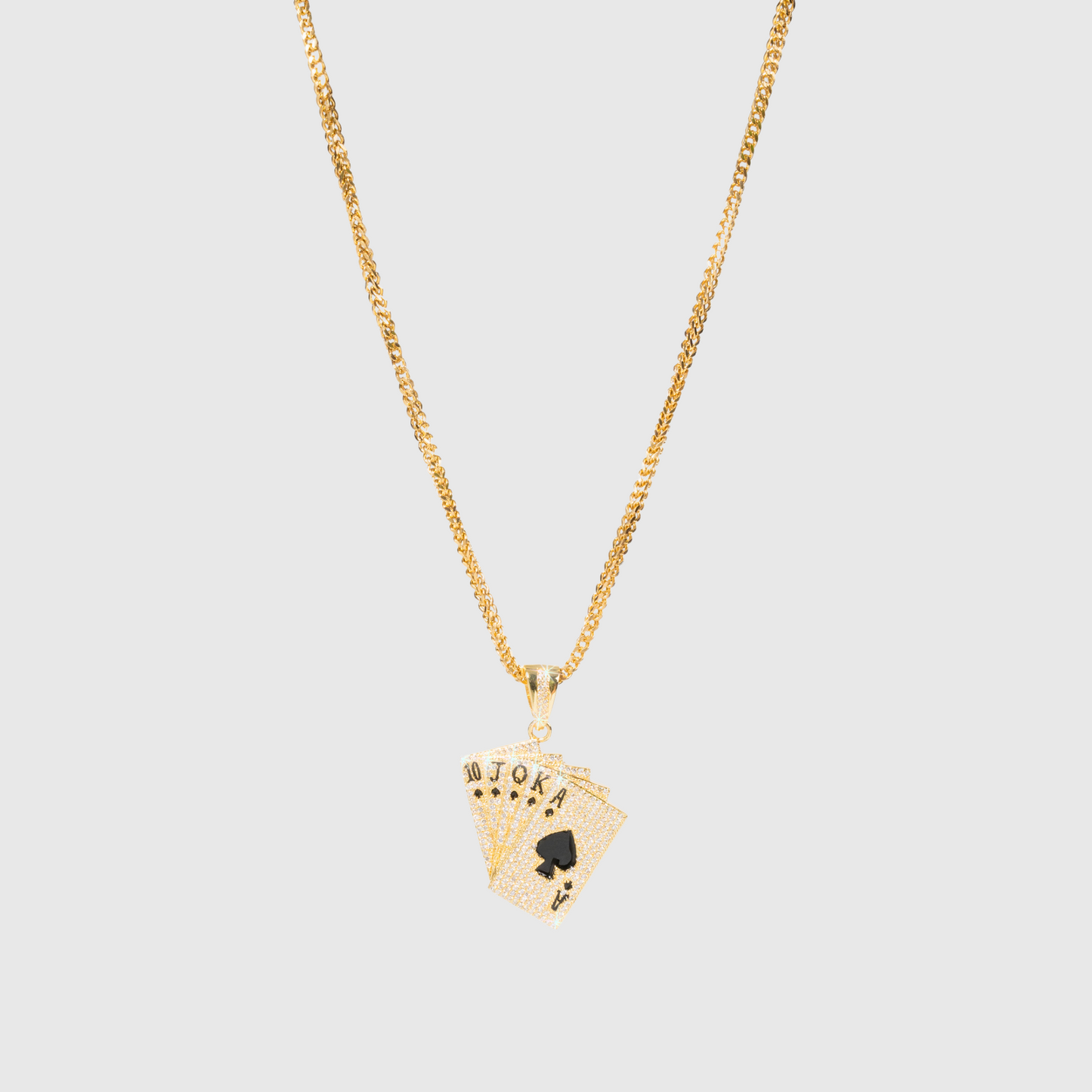 Poker Iced Chain Gold