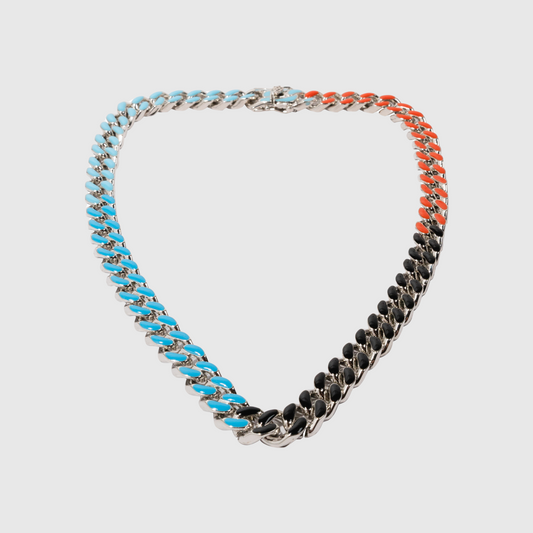 Four Tone Cuban Necklace