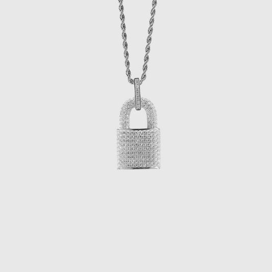 Iced Out Lock Necklace