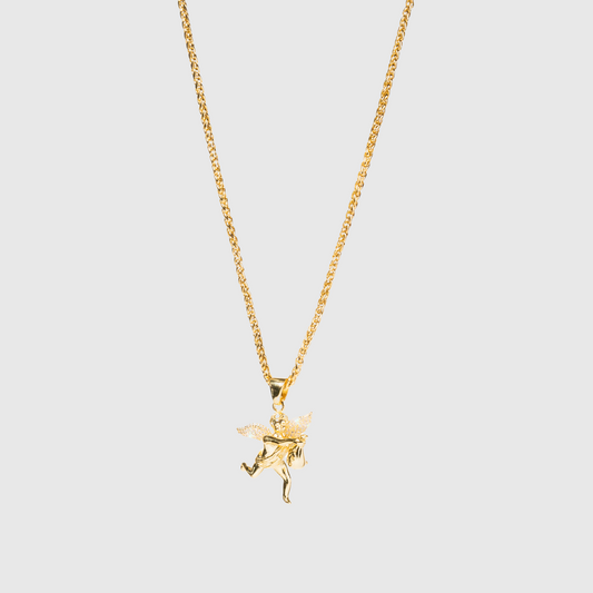 Lil Angel Necklace Gold