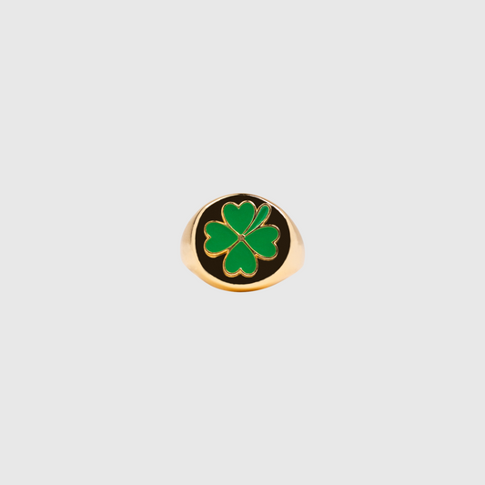 Prestige Clovers Ring Gold